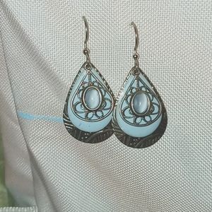 "Blue soul" dange earrings
